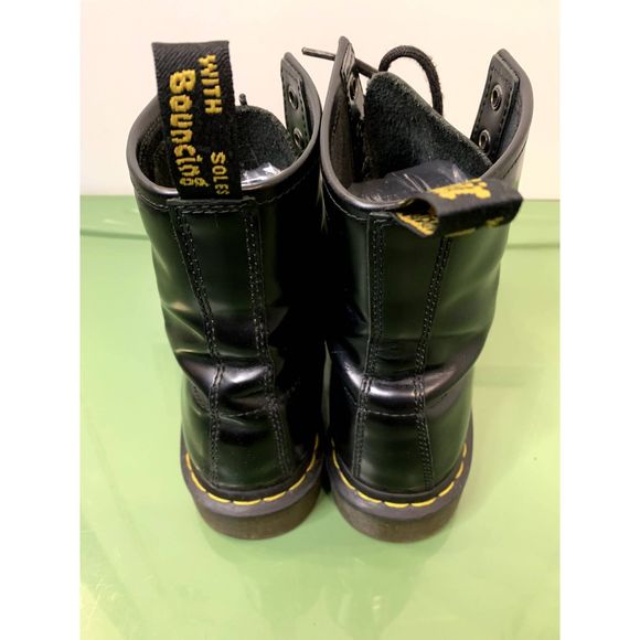 Dr. Martens 1460 Women's Black Smooth Leather Lace Up Boots Size US 9/ EU 41 - Picture 4 of 11